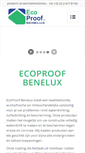 Mobile Screenshot of ecoproofbenelux.com