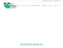 Tablet Screenshot of ecoproofbenelux.com